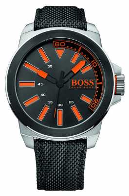 Hugo Boss Orange Mens Stainless Steel, Black Leather Strap 1513116 Hugo Boss Orange Mens Stainless Steel, Black Leather Strap 1513116