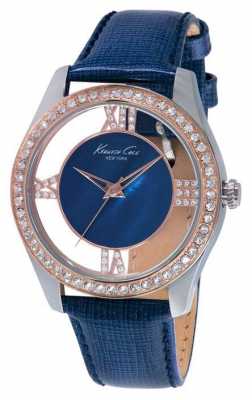 Kenneth Cole Womens Blue Leather Strap Blue Dial KC2871 Kenneth Cole Womens Blue Leather Strap Blue Dial KC2871