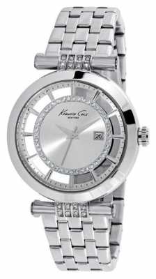 Kenneth Cole Womens Stainless Steel Silver Dial KC10021103 Kenneth Cole Womens Stainless Steel Silver Dial KC10021103