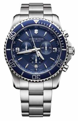 Victorinox Swiss Army Mens Maverick Chronograph Stainless Steel 241689 Victorinox Swiss Army Mens Maverick Chronograph Stainless Steel 241689