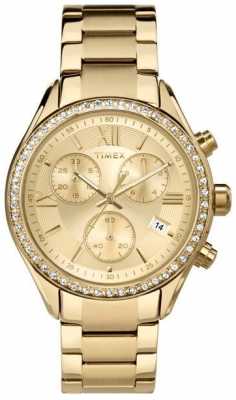 Timex Womens Miami PVD Plated Chronograph TW2P66900 Timex Womens Miami PVD Plated Chronograph TW2P66900