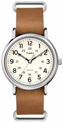 Timex Originals Mens Weekender Brown Watch T2P492 Timex Originals Mens Weekender Brown Watch T2P492