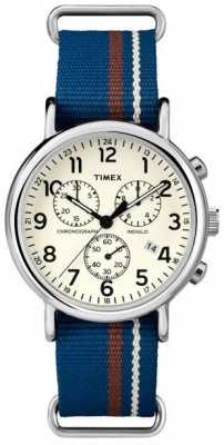 Timex Mens Weekender Chronograph Oversized TW2P62400 Timex Mens Weekender Chronograph Oversized TW2P62400
