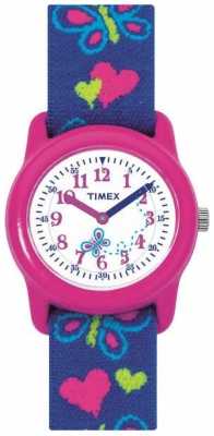 Timex Childrens Kids Butterfly Strap Watch T89001 Timex Childrens Kids Butterfly Strap Watch T89001