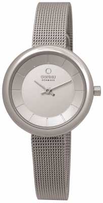 Obaku Womens Stainless Steel Mesh Bracelet V146LXCIMC Obaku Womens Stainless Steel Mesh Bracelet V146LXCIMC