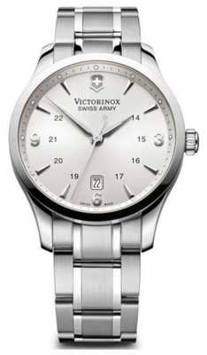 Victorinox Swiss Army Mens Alliance Silver Dial Plus Knife 241712.1 Victorinox Swiss Army Mens Alliance Silver Dial Plus Knife 241712.1