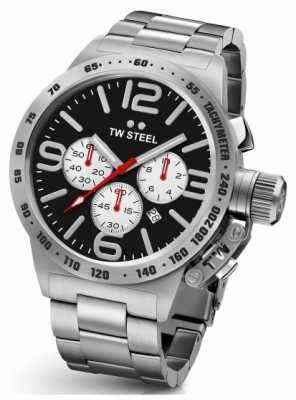 TW Steel Mens Canteen 45mm Chrono Stainless Steel CB3 TW Steel Mens Canteen 45mm Chrono Stainless Steel CB3