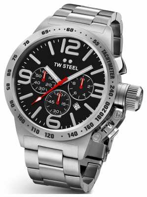 TW Steel Mens Canteen 45mm Chrono Stainless Steel CB7 TW Steel Mens Canteen 45mm Chrono Stainless Steel CB7