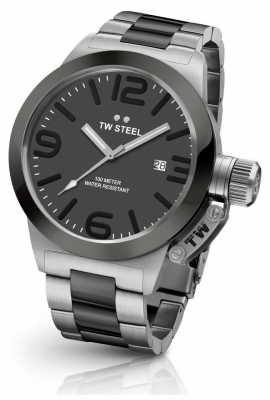 TW Steel Mens Canteen 45mm Two Tone Greydial CB201 TW Steel Mens Canteen 45mm Two Tone Greydial CB201