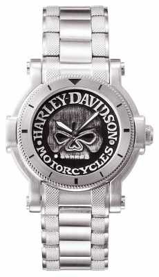 Harley Davidson Mens Willie G Skull Wrist Watch 76A11 Harley Davidson Mens Willie G Skull Wrist Watch 76A11