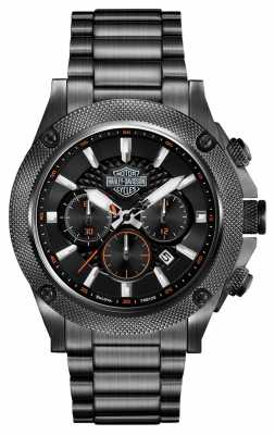 Harley Davidson Mens Stainless Steel Chronograph 78B127 Harley Davidson Mens Stainless Steel Chronograph 78B127