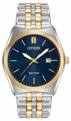 Citizen Mens Eco-Drive Corso WR100 Two Tone BM7334-58L Citizen Mens Eco-Drive Corso WR100 Two Tone BM7334-58L
