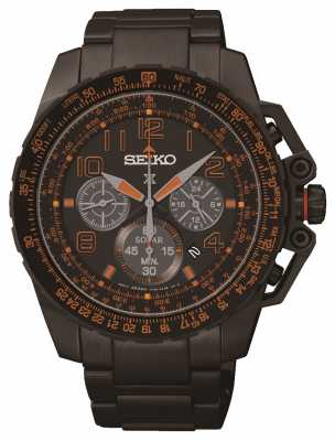 Seiko Mens Prospex, Black IP, Solar Chronograph SSC277P9 Seiko Mens Prospex, Black IP, Solar Chronograph SSC277P9