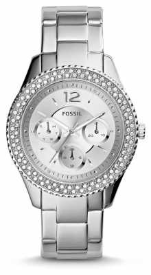 Fossil Womens Stella Stainless Steel Stone Set Bezel ES3588 Fossil Womens Stella Stainless Steel Stone Set Bezel ES3588