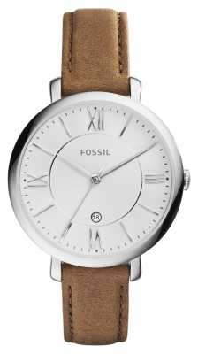Fossil Womens Jacqueline Brown Leather Strap ES3708 Fossil Womens Jacqueline Brown Leather Strap ES3708