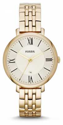 Fossil Womens Jacqueline Gold PVD ES3434 Fossil Womens Jacqueline Gold PVD ES3434