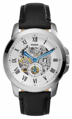 Fossil Mens Grant Automatic Black Leather ME3053 Fossil Mens Grant Automatic Black Leather ME3053