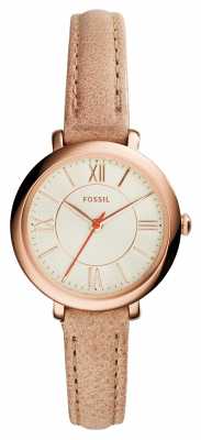 Fossil Womens Jacqueline Small Rose Gold PVD Leather ES3802 Fossil Womens Jacqueline Small Rose Gold PVD Leather ES3802