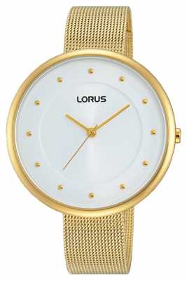 Lorus Womens Gold PVD Plated Mesh RG290JX9 Lorus Womens Gold PVD Plated Mesh RG290JX9