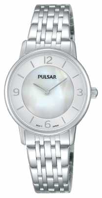 Pulsar Womens Stainless Steel Mother Of Pearl Dial PRW025X1 Pulsar Womens Stainless Steel Mother Of Pearl Dial PRW025X1