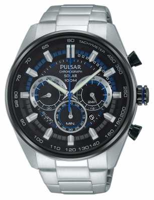 Pulsar Mens WRC Chronograph Solar Stainless Steel PX5019X1 Pulsar Mens WRC Chronograph Solar Stainless Steel PX5019X1