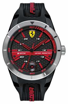Scuderia Ferrari Red Rev T Black Silicone Black Red Dial 0830253 Scuderia Ferrari Red Rev T Black Silicone Black Red Dial 0830253