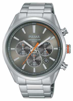 Pulsar Mens Chronograph Stainless Steel PT3725X1 Pulsar Mens Chronograph Stainless Steel PT3725X1
