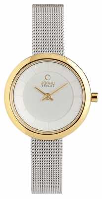 Obaku Womens Stainless Steel Mesh V146LXGIMC Obaku Womens Stainless Steel Mesh V146LXGIMC