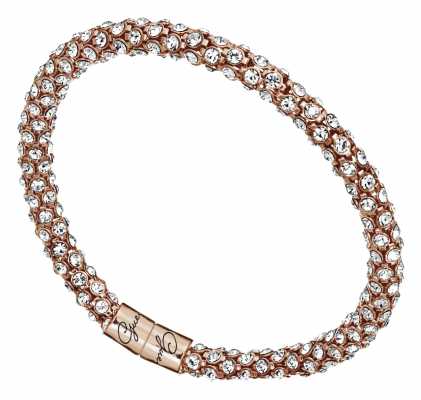Guess Womens Glamazon Rose Gold Crystal Bangle UBB81334 Guess Womens Glamazon Rose Gold Crystal Bangle UBB81334