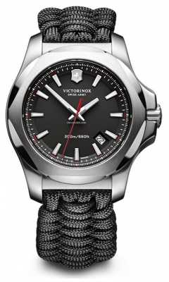 Victorinox Swiss Army Mens I.N.O.X. Naimakka Bracelet, Black Dial 241726.1 Victorinox Swiss Army Mens I.N.O.X. Naimakka Bracelet, Black Dial 241726.1