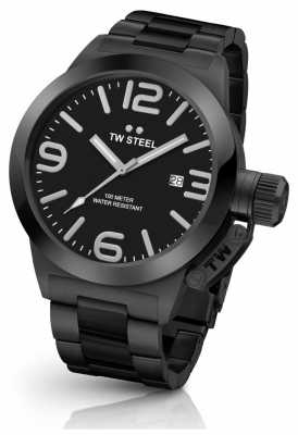 TW Steel Gent's Black IP Bracelet Black Dial CB211 TW Steel Gent's Black IP Bracelet Black Dial CB211