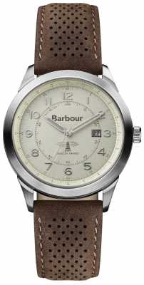 Barbour Mens Walker Brown Leather Strap BB017CPBR Barbour Mens Walker Brown Leather Strap BB017CPBR