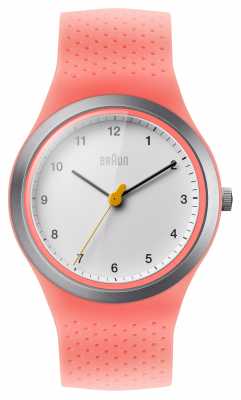 Braun Womens Sport Pink Silicone BN0111WHPKL Braun Womens Sport Pink Silicone BN0111WHPKL