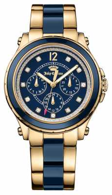 Juicy Couture Womens Hollywood PVD Plated Blue Ceramic 1901305 Juicy Couture Womens Hollywood PVD Plated Blue Ceramic 1901305