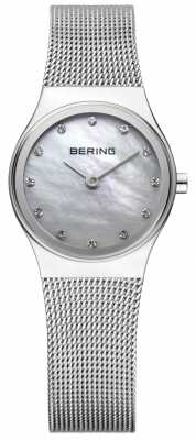 Bering Womens Stainless Steel Mesh Stone Set 12924-000 Bering Womens Stainless Steel Mesh Stone Set 12924-000
