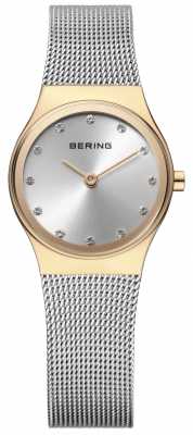 Bering Womens Stainless Steel Mesh Stone Set 12924-001 Bering Womens Stainless Steel Mesh Stone Set 12924-001