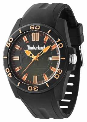 Timberland Mens Dunbarton Black Strap Black Dial 14442JPB/19P Timberland Mens Dunbarton Black Strap Black Dial 14442JPB/19P