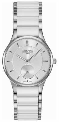 Roamer Womens Ceraline Saphira White Ceramic 677855411560 Roamer Womens Ceraline Saphira White Ceramic 677855411560