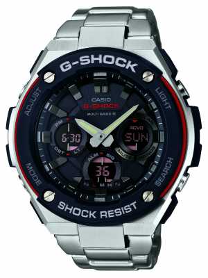 Casio Mens G-Shock, Radio Controlled, Black Dial GST-W100D-1A4ER Casio Mens G-Shock, Radio Controlled, Black Dial GST-W100D-1A4ER