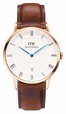 Daniel Wellington Mens Dapper 38mm St Mawes Rose Gold Case DW00100083 Daniel Wellington Mens Dapper 38mm St Mawes Rose Gold Case DW00100083