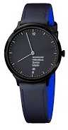 Mondaine Mens Helvetica NY Edition Black Leather Strap MH1.L2222.LB Mondaine Mens Helvetica NY Edition Black Leather Strap MH1.L2222.LB