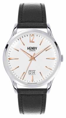 Henry London Highgate Brown Leather Strap White Dial HL41-JS-0067 Henry London Highgate Brown Leather Strap White Dial HL41-JS-0067