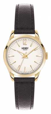 Henry London Westminster Brown Leather Strap Champagne HL25-S-0002 Henry London Westminster Brown Leather Strap Champagne HL25-S-0002