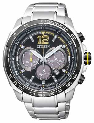 Citizen Mens Eco-Drive Aviator Tachymeter Chronograph CA4234-51E Citizen Mens Eco-Drive Aviator Tachymeter Chronograph CA4234-51E
