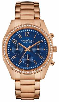 Caravelle New York Ladies Melissa Chronograph Watch 44L196 Caravelle New York Ladies Melissa Chronograph Watch 44L196