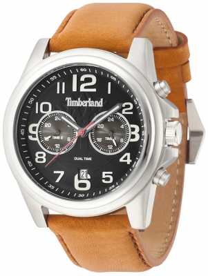 Timberland Gents Pickett Brown Leather Strap Watch 14518JS/02 Timberland Gents Pickett Brown Leather Strap Watch 14518JS/02