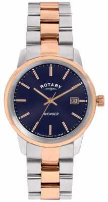 Rotary Womens Avenger Two Tone Bracelet Blue Dial LB02737/05 Rotary Womens Avenger Two Tone Bracelet Blue Dial LB02737/05