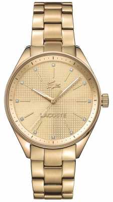 Lacoste Womens Philadelphia Gold Plated 2000898 Lacoste Womens Philadelphia Gold Plated 2000898