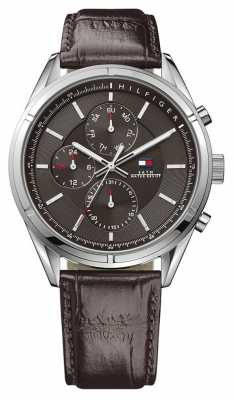 Tommy Hilfiger Mens Charlie Brown Leather Strap 1791126 Tommy Hilfiger Mens Charlie Brown Leather Strap 1791126