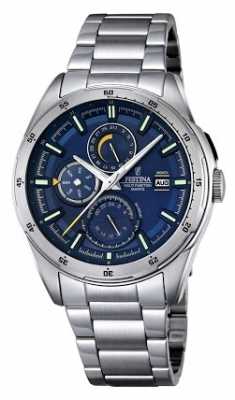 Festina Mens Stainless Steel Multifunction Dial F16876/2 Festina Mens Stainless Steel Multifunction Dial F16876/2